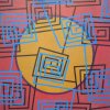 Discordant Connections - 40 x 40  - Acrylic on Canvas