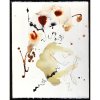 Ochre & Zen 09 - Water Color Ink Acrylic on Paper - 20x16